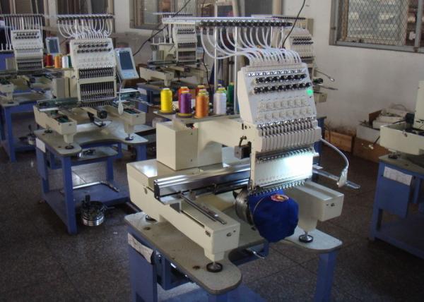 High Speed Automatic Embroidery Machine , Multi - Languages 1 Head Embroidery Machine New