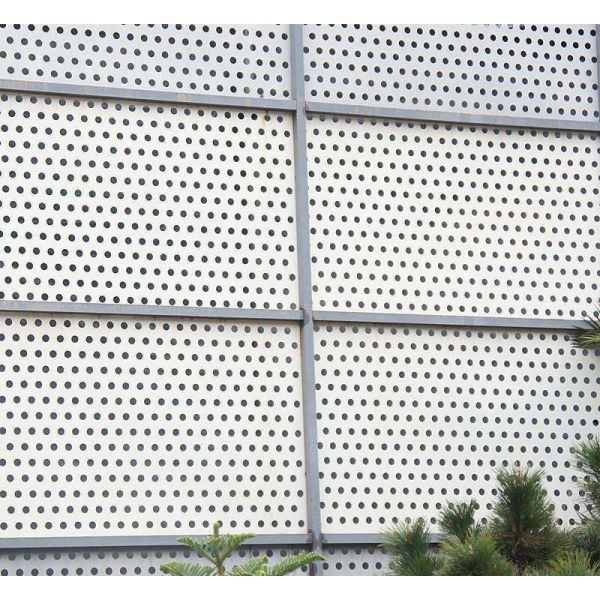 1600x6000mm Aluminum Perforated Panel For Metro Station Acid Resistant