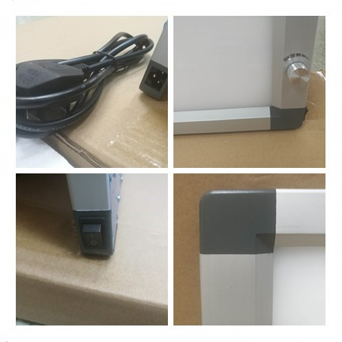 Square Ultra Slim 21mm Bright LED X Ray Film Viewer For Clinic / Hospital