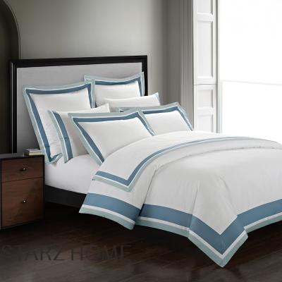 Europe Design Style Queen Size Algodão Lençóis de cama duplos Set de roupa de cama 3-3.5kg