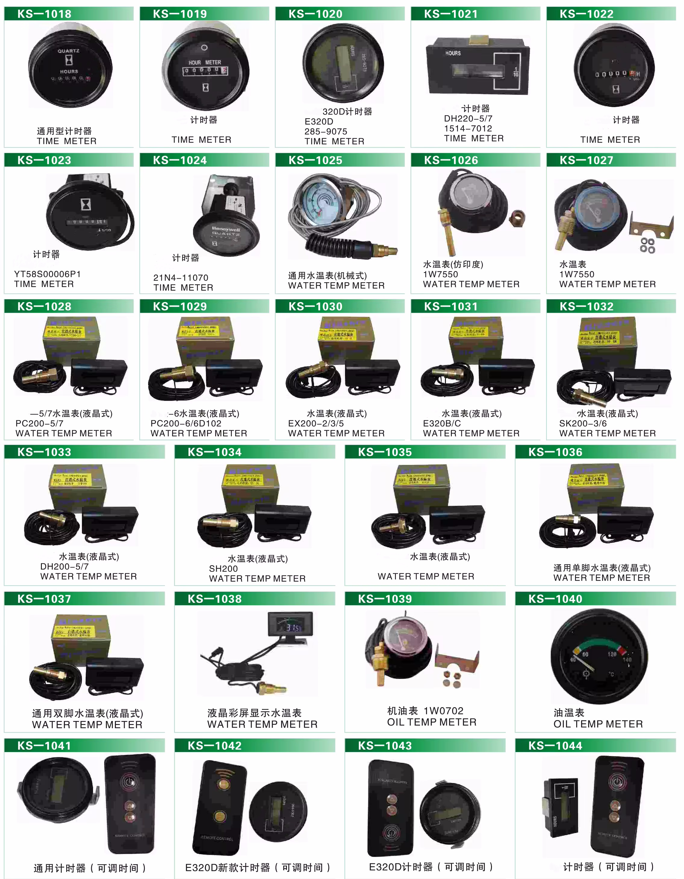 Hour Meter 3660367 366-0367 Timer Meter for 320D E320D Timer Control Panel Gauge