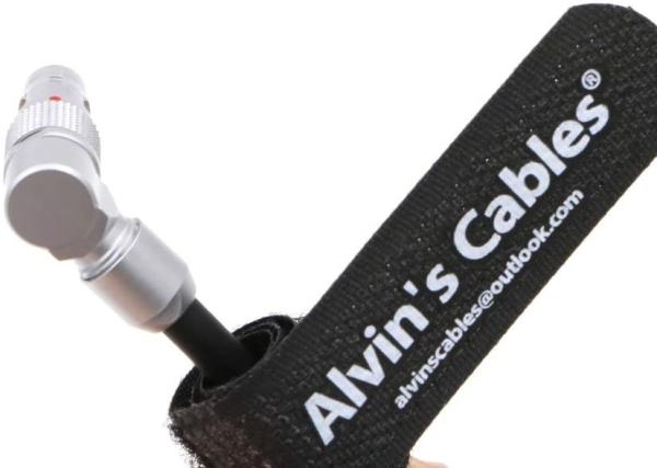 Graus ajustáveis do homem do Pin do cabo de alimentação da câmera de Z CAM E2 S6/F6 2 90 ao cabo da torneira do d