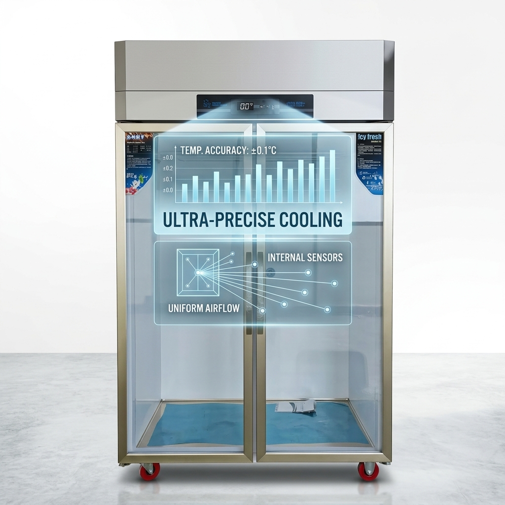 3300L Meat Hanging Fridge Customizable Commercial Meat Cooler For Pork Beef Aging