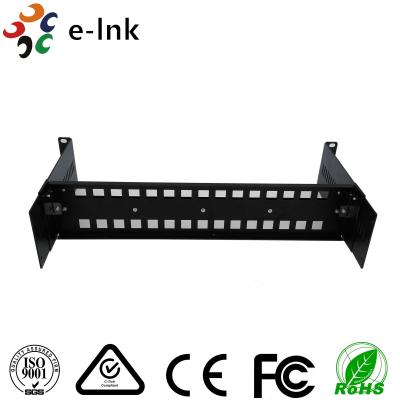 19 suporte da montagem do trilho do RUÍDO da montagem em rack para o conversor dos meios do Ruído-trilho & o interruptor do ponto de entrada dos ethernet