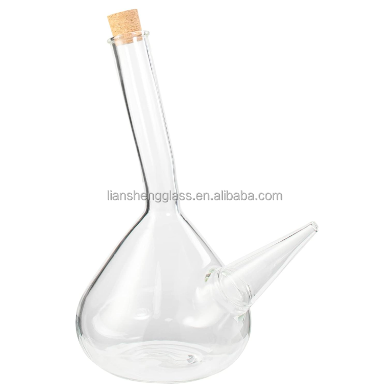 Twisty Glass Bottle For Whiskey Gin Rum XO 300ml 500ml 750ml 1000ml Clear