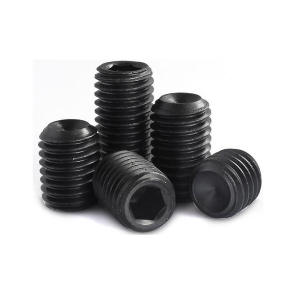DIN 916 Cup Point HDG Black Hex Socket Set Screws M1.4 M24