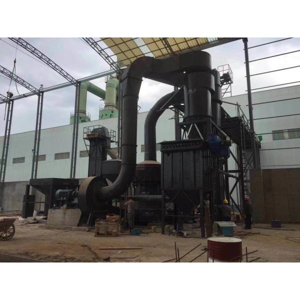 Rotationl Speed 17-19r/min Raymond Grinder Mill for 0.045mm Calcium Carbonate Powder