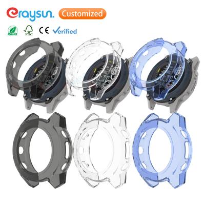 Eraysun TPU Case for Garmin Descent G2 Hollow Protector Shell Coverage for Garmin Descent G1/ Solar/Letel Watch Protection Cover