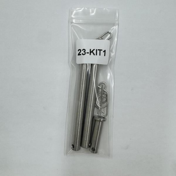 Jacobs Ladder Pin Kit with Natural Finish Grade GR5 Size 3/8*1.3 and 3/8 x 3.71 1/2 x 1.3 in Titanium Gr5 Benefit