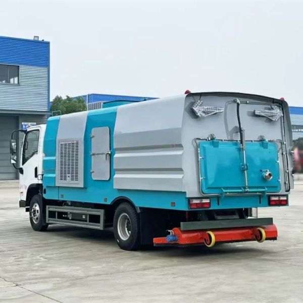 Dongfeng Road Floor Sanitation Cleaning Truck Pure Electric Street Sweeping Truck