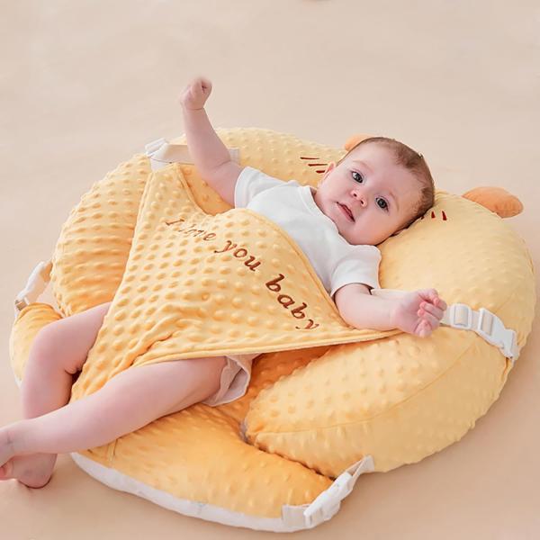 Plus Size Nursing Pillow 23.6x23x8 Inches with Removable Cotton Cover
