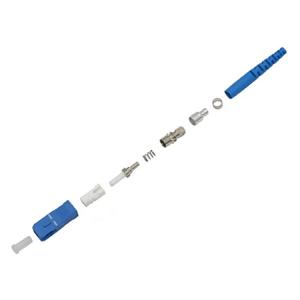 Conector simples Singlemode 2.0mm/3.0mm da fibra ótica do PC do SC de FTTH