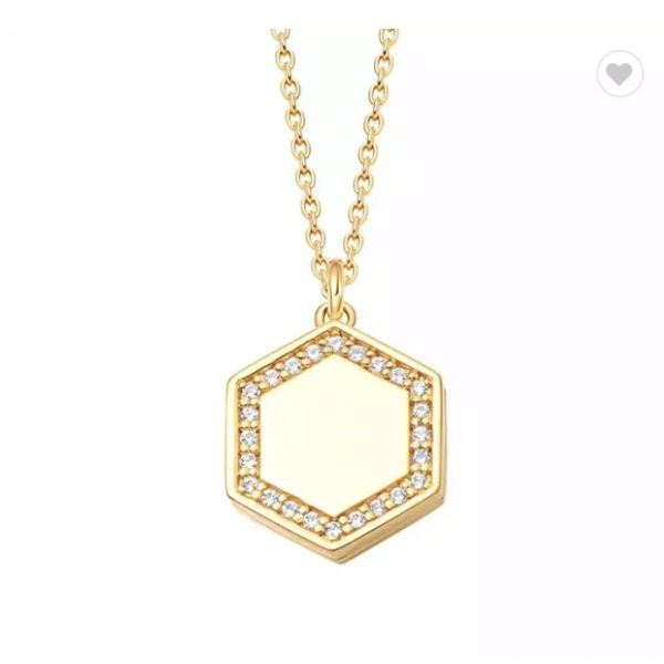 18k Gold Rhinestone Stainless Steel Jewelry Set Circle Overlap Necklace And Bangle Set