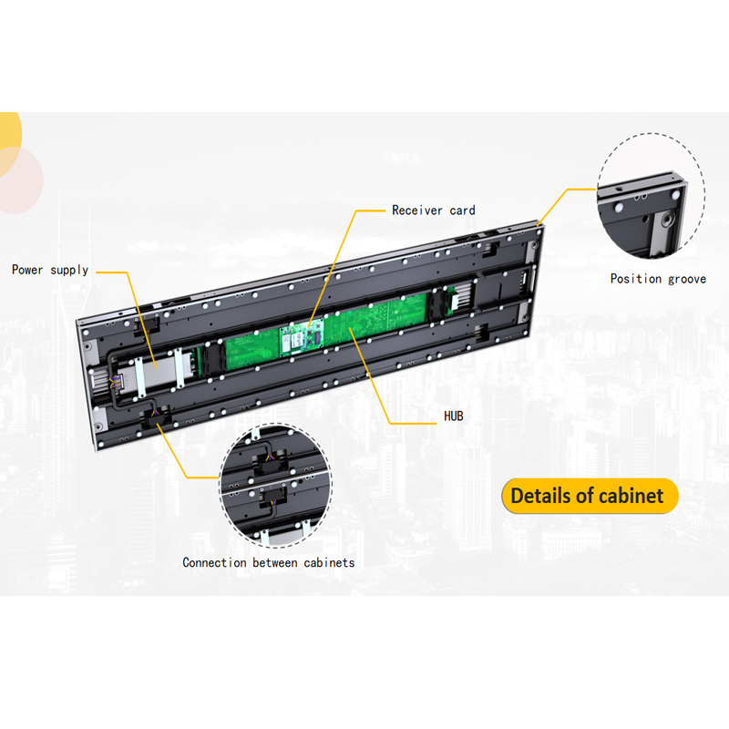 Услуга по прокату плакатов из алюминия с светодиодным литьем P6 Full Color LED Video Wall Panel