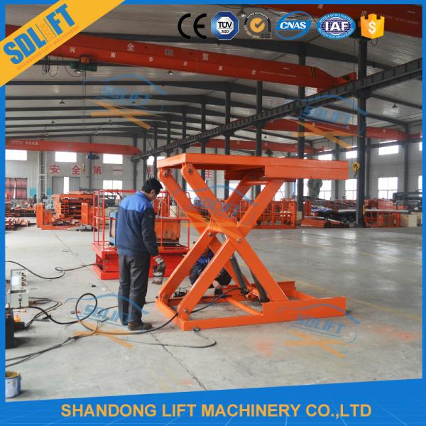 4000mm Lift Height Electric Scissor Lift Table , Hydraulic Scissor Lift For Cargo