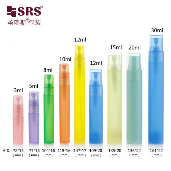 Round Pen Shape PP PCR Recycled Material Fine Mist 10ml Spray Bottle