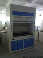 Armário do esboço do laboratório com sistema de ventilação para o equipamento de laboratório