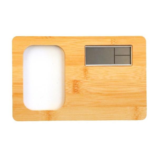 Cadre photo de l'horloge numérique en bois pour l'impression par sublimation