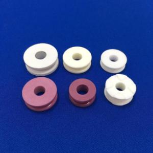 Textiles Al2O3 Ceramics High Purity Alumina Ceramic Rings Eyelets Corrosion