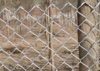 Valla de eslabones galvanizada de 4.8 mm, rollo de 50 m, malla de rombos