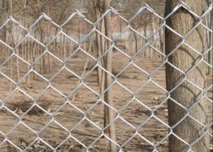 4.8mm Galvanized Chain Link Fence 50m Roll Diamond Hole Mesh