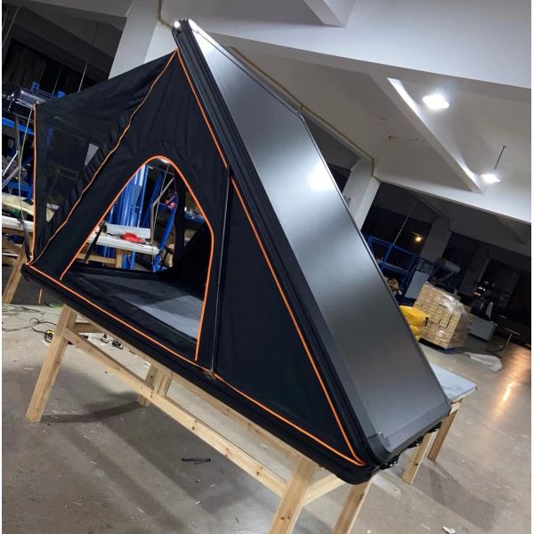 Factory Price 4-Person Cotton Roof Top Tent Aluminum Clamshell Hard Shell for Car Camping for Car Rooftop or Tailgate Use