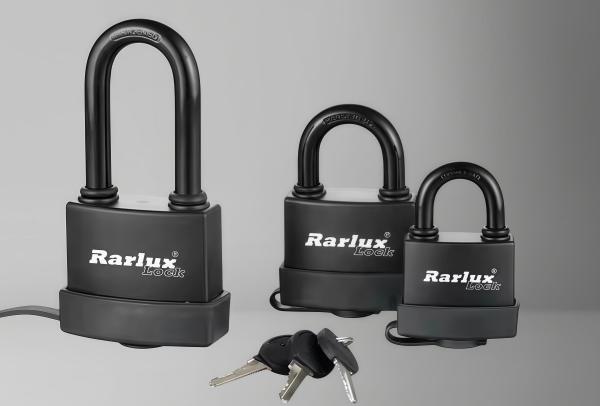 Rarlux 40-60mm Steel Locks Manufacturer Wholesale Safety Anti-theft Waterproof Padlock Plastic Covered Safety Iron Padlock