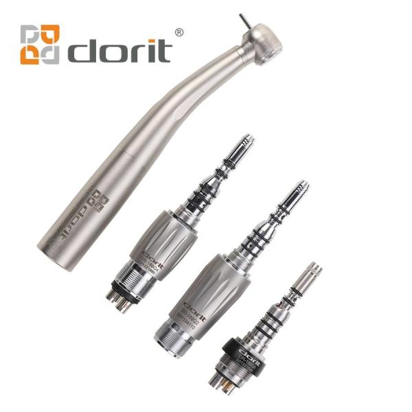 Fast Speed E Generator LED Fiber Optic Handpieces Standard Torque Push Button Quattro Spray