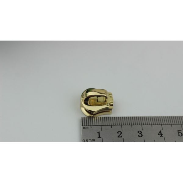 Bag accessories wholesale decorative light gold metal custom zipper sliders 8#