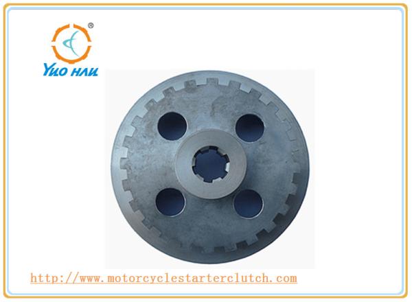 Three Wheeler Motorcycle Clutch Hub Silver Color ADC12 Material For TVS MAX100