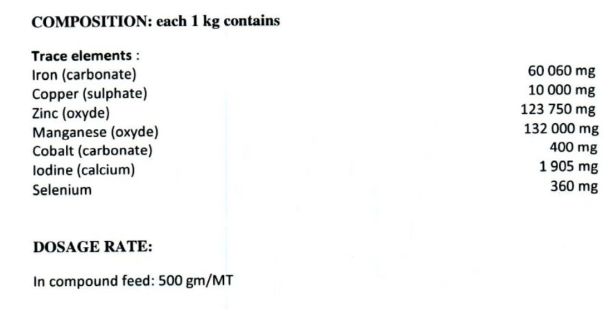 Melhorar a saúde e o desempenho das galinhas com minerais de aminoácidos e vitaminas pré-misturados