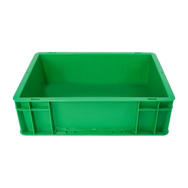 Stackable Solid Box Plastic EU Crate for Storing and Transporting in Warehouse Storage