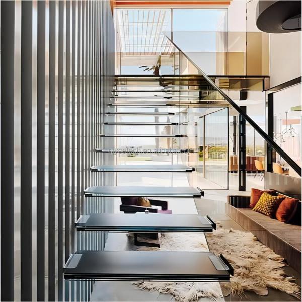 Supermercado Laminado de vidro de segurança Escalinha espiral para decoração de interiores
