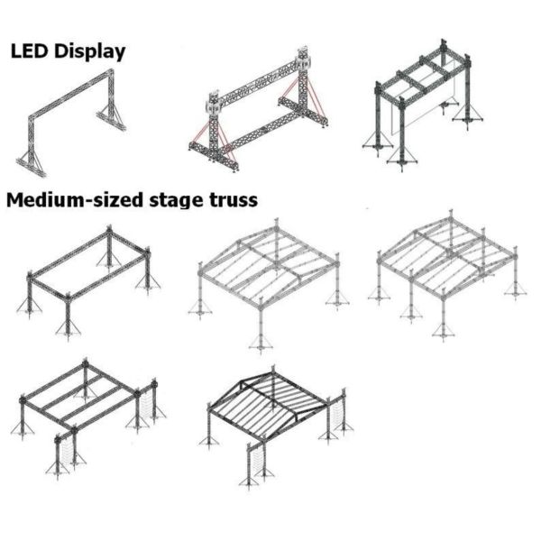 Recycle Lightweight Aluminium Truss For Exhibitions Promotion Events