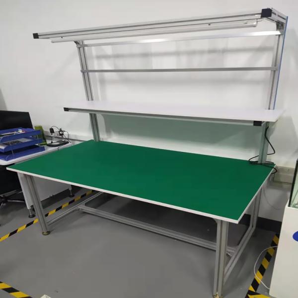 Customizable Size ESD Workbench with Steel and Aluminum Construction and 60KG Weight for Factory and Laboratory Use