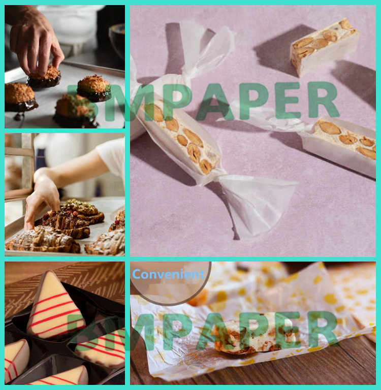 30g 40g Confectionery Paper For Candy Wrapping Lightweight Non - Stick 50 x 70cm