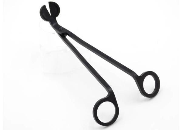 Stainless Steel Daily Household Items Matte Black Wick Cutting Scissors