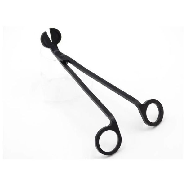 Stainless Steel Daily Household Items Matte Black Wick Cutting Scissors