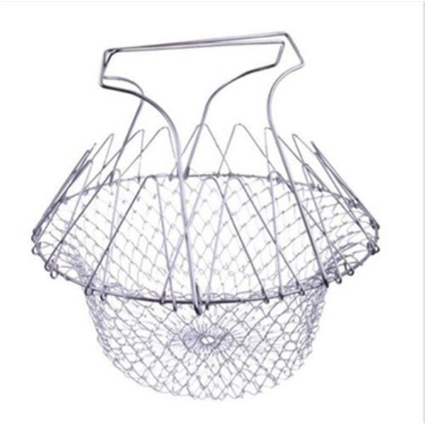 SS 304L Wire Filter Mesh  Used As A Storage Basket Foldable Filter