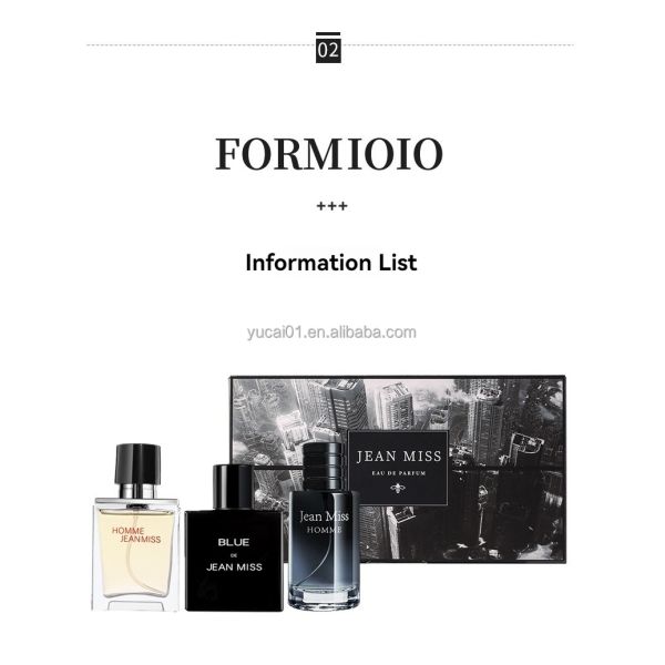 Fresh Florals Private Label Men's Luxury Collection Perfume Set Highly Customized Gift