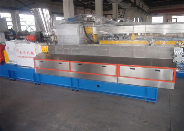 Water Ring Cutting PE Extrusion Machine , 2000kg/H Two Screw Extruder 315kw