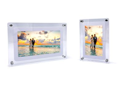 White Arcylic Internet Cloud Digital Photo Frame for Corporate Events