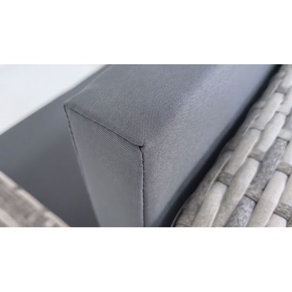 Furniture Wholesaler Outdoor Living Seating Sectional Poly Rattan Wicker Garden Chair China Customized Love Chair and Bench