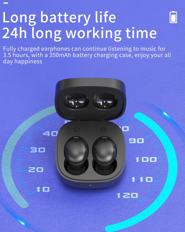 шлемофон Bluetooth стерео 40mAh небольшой беспроводной Bluetooth Earbuds мини