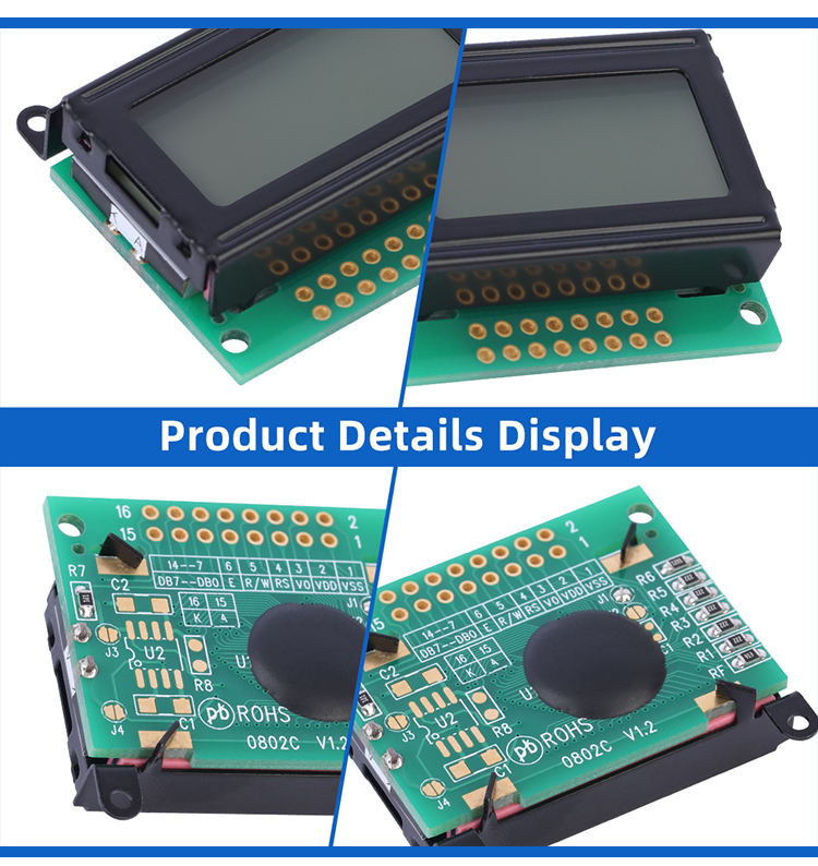 Persian Gray Film 0802C LCD Parallel Display 51 Microcontroller Stm32