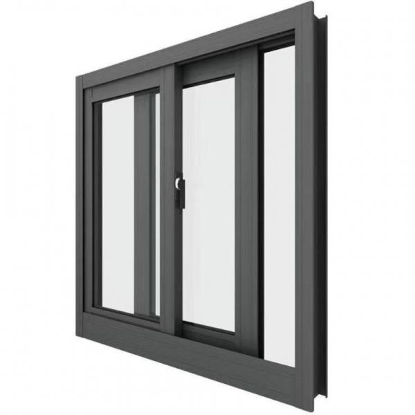 Interior pantalla plegable silenciosa de aluminio vidrio corredizo ventanas de tamaño personalizado