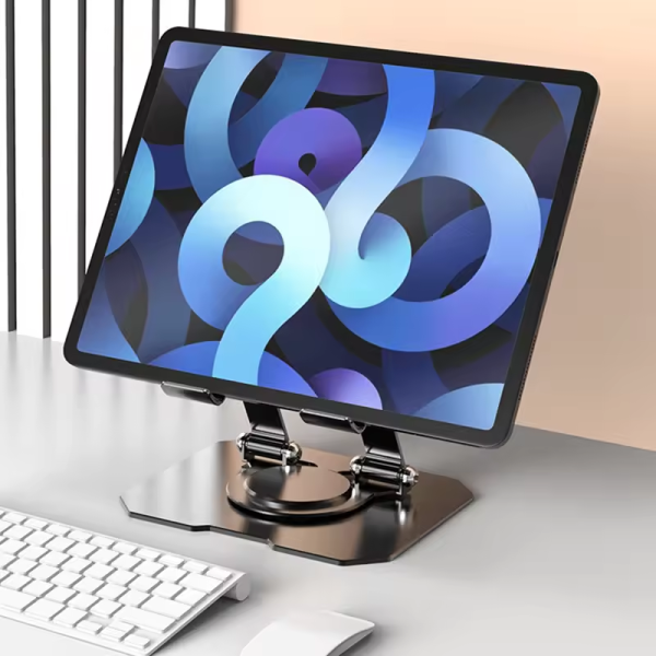 Item Type Tablet PC Stands 360 Degree Rotating Foldable Universal Laptop Cell Phone Desk Stand Metal Steel Tablet Holder