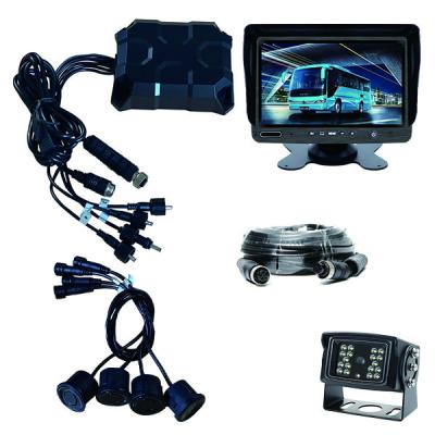 Os veículos comerciais elevam o sistema alternativo do estacionamento da câmera da vista com 7 monitor