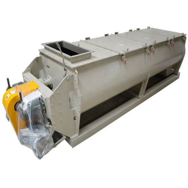 Custom Low Energy Consumption Continuous Paddle Mixer with Variable Speed and Safety Features for Various Industries