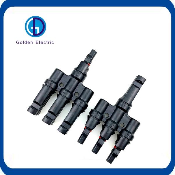Mc4 3 in 1 out Connector for Multiple PV Solar System Connector PPO Housing Material